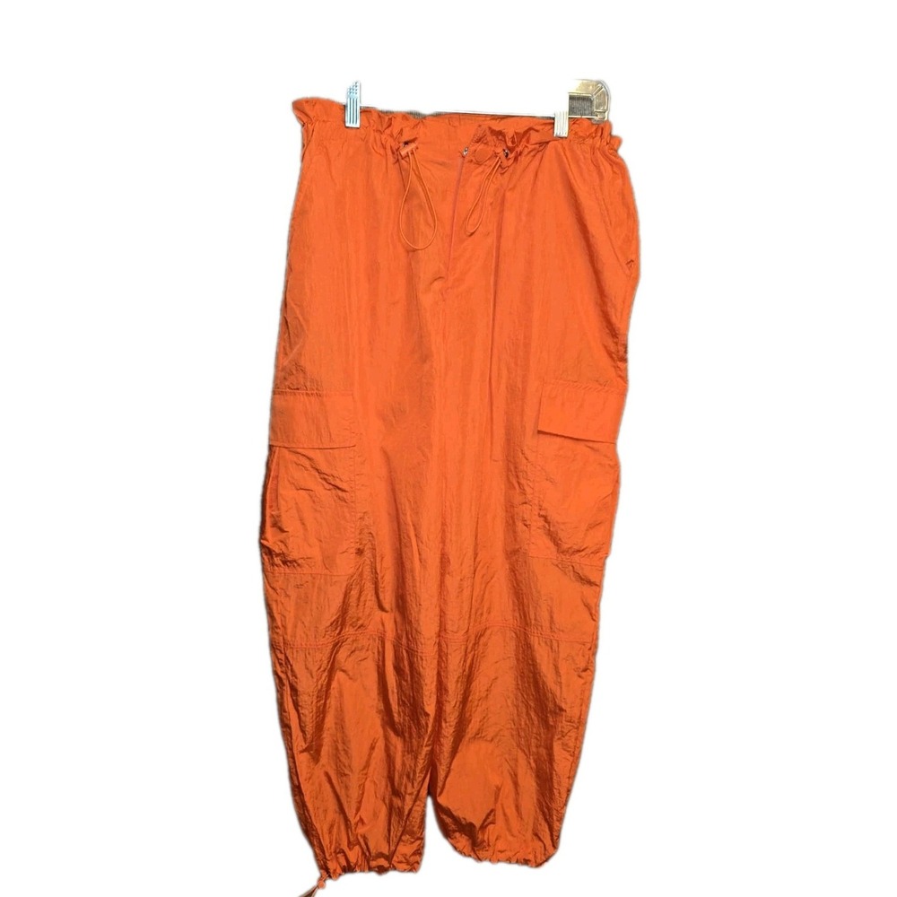 Future Collective Alani Noelle Cargo Jogger Pants‎ EUC Orange Y2K Streetwear 🧡